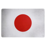 Japanse vlag - Metalen borden