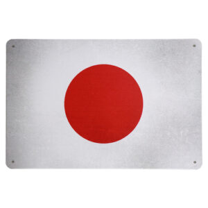 Japanse vlag - Metalen borden