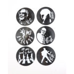 Vinyl Onderzetters Muzieklegendes 6 stuks — foto 2