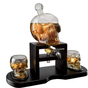 Skull whiskey karaf