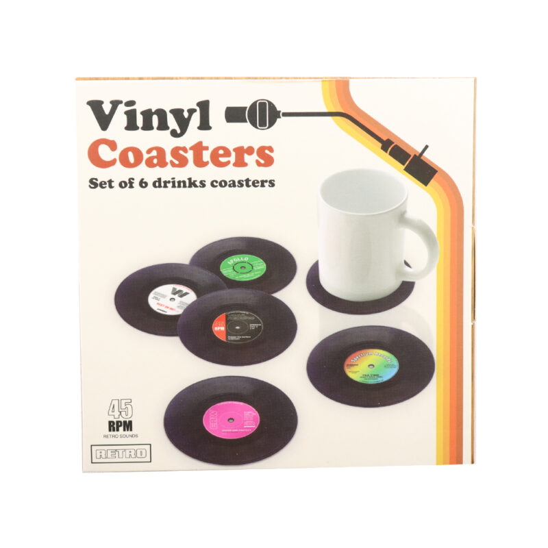 Vinyl Onderzetters 6 Stuks