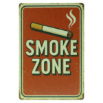 Smoke Zone - Metalen Borden