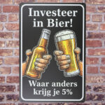 Inversteer in bier - Metalen borden — foto 2
