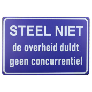 Steel niet - Metalen borden