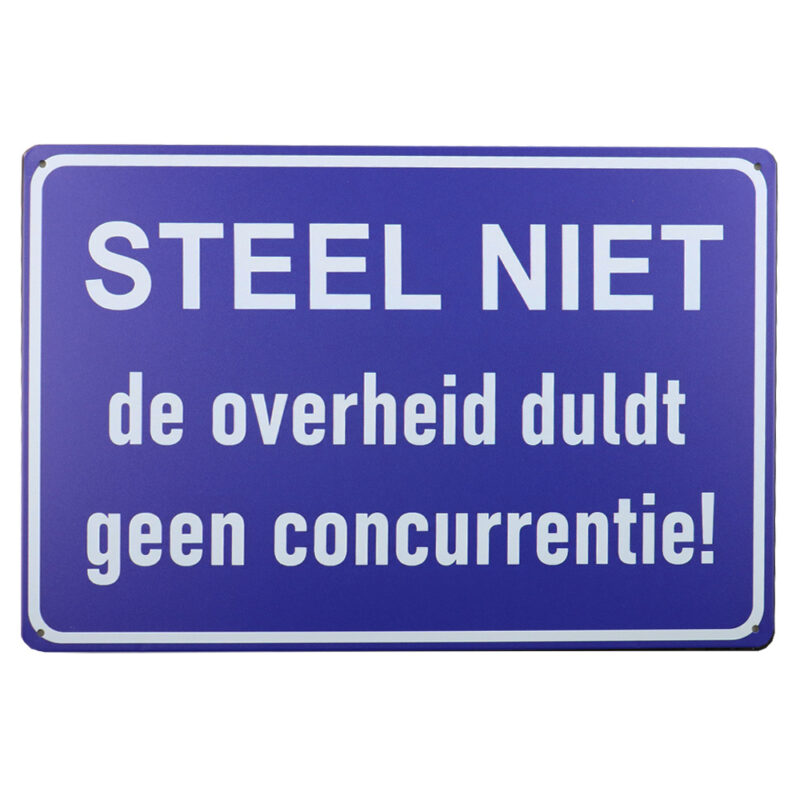 Steel niet - Metalen borden