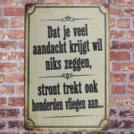Stront vlieg Metalen borden — foto 2
