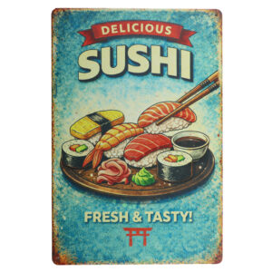 Delicious Sushi - Metalen Borden